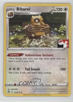 Bibarel Pokemon Sword & Shield Brilliant Stars Pokemon League Promo #121 1l2 - Image 1