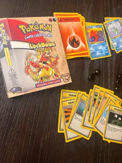 Pokemon Lockdown Theme Deck opened mint cards missing cards - Image 2
