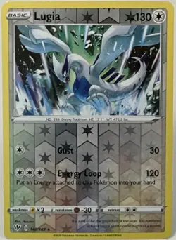 Pokemon -Lugia - 140/189 - Reverse Holo Rare - Darkness Ablaze - NM/M - Image 1