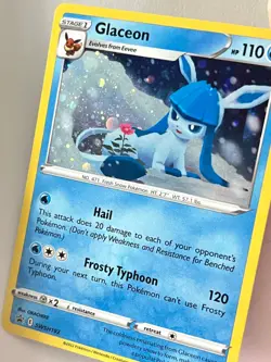 Glaceon SWSH192 Black Star Promo Brilliant Stars Blister Pokemon Near Mint NM/LP - Image 2
