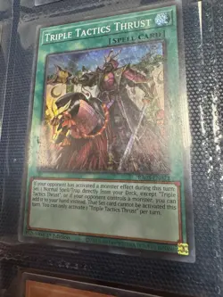 YuGiOh! Triple Tactics Thrust RA03-EN072 - Super Rare 1st Edition NM/M English - Image 1