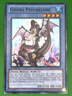 YuGiOh! Gishki Psychelone HA07-EN056 1st Edition Near Mint - Image 1