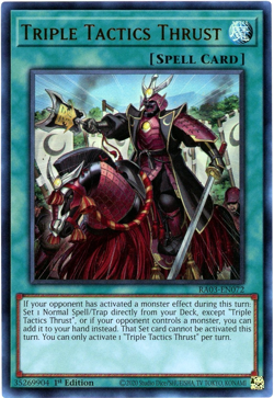 YuGiOh! Triple Tactics Thrust RA03-EN072 Ultra Rare (UR) 1st Edition NM/M - Image 1