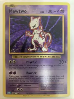 x1 Mewtwo 014/034 Holo Classic Collection CLB Promo 2023 Pokemon Card - Image 1