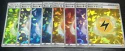 Terapagos EX UPC Cracked Ice Holo Energy 8 Pokemon Card Set NM - Image 1