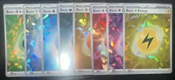 Terapagos EX UPC Cracked Ice Holo Energy 8 Pokemon Card Set NM - Image 2