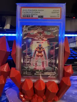 Pokemon Deoxys VMAX TCG English Crown Zenith Card GG45/GG70 PSA 10 - Image 1