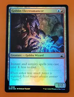 1x Goblin Electromancer | FOIL | Ravnica Remastered | MTG Magic Cards - Image 1