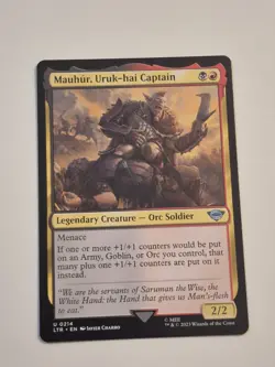 [MTG] Mauhur, Uruk-hai Captain (0214) (LTR) NM - Image 1