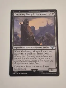 GOTHMOG, MORGUL LIEUTENANT Tales of Middle-Earth #87 LTR(NM+)(MTG) - Image 1