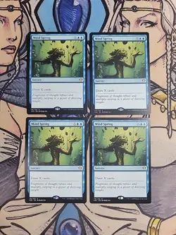 4x Mind Spring - NM/M Commander 2020 C20 MTG Magic - Image 1