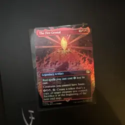 The Fire Crystal (Borderless) FOIL - FINAL FANTASY (FIN) 0337 MTG - Image 1
