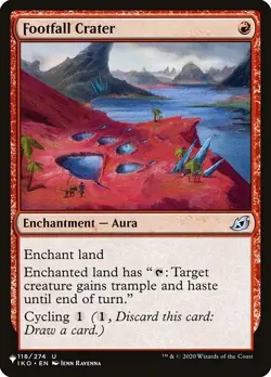 Footfall Crater x1 1x Mystery Booster 2 NM MTG - Image 1