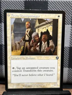 MTG TCG: Town Gossipmonger 451, (Retro Frame) Innistrad Remastered - Image 1
