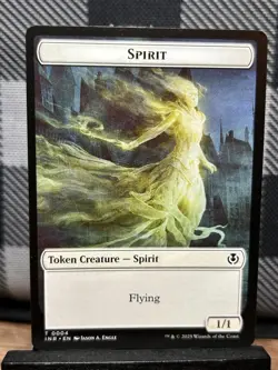 MTG TCG: Spirit // Human 2/4, (Double-Sided Token) Innistrad Remastered - Image 1