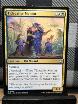 MTG TCG: Tidecaller Mentor 236, Bloomburrow - Image 1