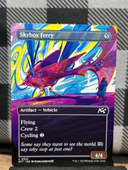MTG TCG: Skybox Ferry 332, (Borderless) Aetherdrift - Image 1