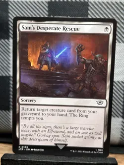 MTG TCG: Sam's Desperate Rescue 105, Lord of the Rings: Tales of Middle-Earth - Image 1