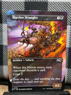 MTG TCG: Ripclaw Wrangler 309, (Borderless) Aetherdrift - Image 1