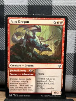 MTG TCG: Fang Dragon 173/361, Battle for Baldur's Gate - Image 1