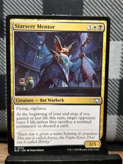 MTG TCG: Starseer Mentor 233, Bloomburrow - Image 1