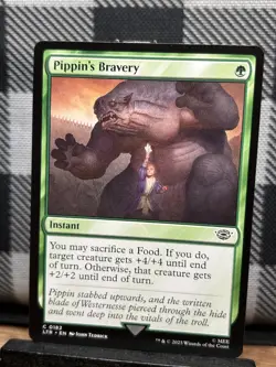 MTG TCG: Pippin's Bravery 182, Lord of the Rings: Tales of Middle-Earth - Image 1