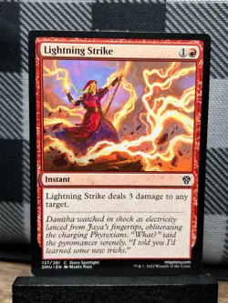 MTG TCG: Lightning Strike 137/281, Dominaria United - Image 1