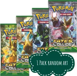(1 Pack) Pokemon TCG XY Fates Collide Trading Card Booster Pack Random Art - Image 1