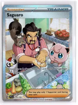 Pokemon TCG Saguaro 270/193 Sv02: Paldea Evolved Special Illustration Rare - Image 1