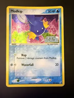 2006 Pokemon EX Crystal Guardians Reverse Holo Mudkip 58/100 - stamped - (LP) - Image 1