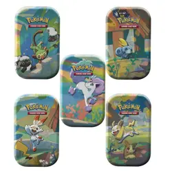 Pokemon Galar Pals Mini Tin Art Set Sealed (Set of 5) - Image 1