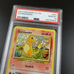 PSA 10 Charmander 001/034 Classic Collection English Holo Graded Pokemon Card - Image 2