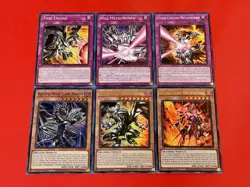 Red-Eyes Black Fullmetal Dragon + Metalflame Swordsman + Metal Claws | YuGiOh! - Image 1