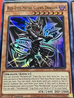 Red-Eyes Black Fullmetal Dragon + Metalflame Swordsman + Metal Claws | YuGiOh! - Image 3