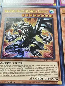 Red-Eyes Black Fullmetal Dragon + Metalflame Swordsman + Metal Claws | YuGiOh! - Image 4