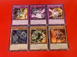 Red-Eyes Black Fullmetal Dragon + Metalflame Swordsman + Metal Claws | YuGiOh! - Image 1