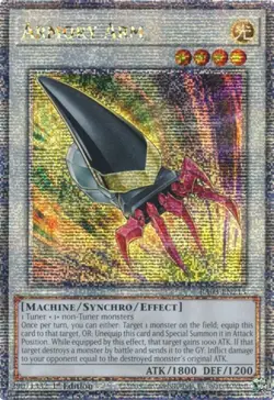 Yugioh! Armory Arm - RA03-EN213 - Quarter Century Secret Rare - 1st Edition Near - Image 1