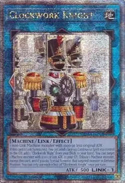Yugioh! Clockwork Knight - SUDA-EN050 - Quarter Century Secret Rare - 1st Editio - Image 1