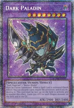 Yugioh! Dark Paladin - BLMM-EN008 - Starlight Rare - 1st Edition Near Mint, Engl - Image 1