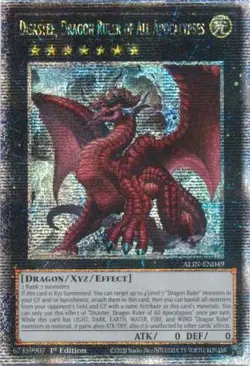 Yugioh! Disaster, Dragon Ruler of All Apocalypses - ALIN-EN049 - Quarter Century - Image 1