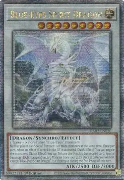 Yugioh! Blue-Eyes Spirit Dragon - RA02-EN030 - Quarter Century Secret Rare - 1st - Image 1