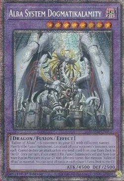 Yugioh! Alba System Dogmatikalamity - BLMM-EN011 - Starlight Rare - 1st Edition - Image 1