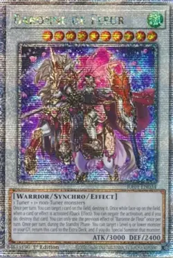 Yugioh! Baronne de Fleur - RA01-EN034 - Quarter Century Secret Rare - 1st Editio - Image 1