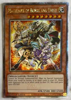 Yugioh! Magicians of Bonds and Unity - LEDE-EN000 - Quarter Century Secret Rare - Image 1