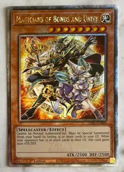 Yugioh! Magicians of Bonds and Unity - LEDE-EN000 - Quarter Century Secret Rare - Image 2