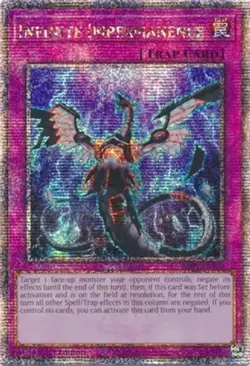 Yugioh! Infinite Impermanence - RA01-EN075 - Quarter Century Secret Rare - 1st E - Image 1