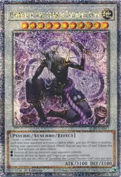 Yugioh! Juraishin, the Cursed Thunder God - ALIN-EN043 - Quarter Century Secret - Image 1