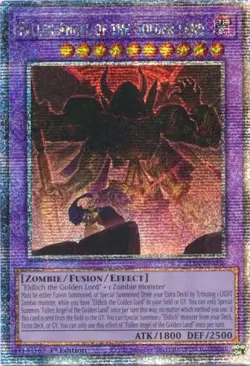 Yugioh! Fallen Angel of the Golden Land - ALIN-EN036 - Quarter Century Secret Ra - Image 1