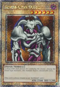 Yugioh! Summoned Skull - RA03-EN086 - Quarter Century Secret Rare - 1st Edition - Image 1