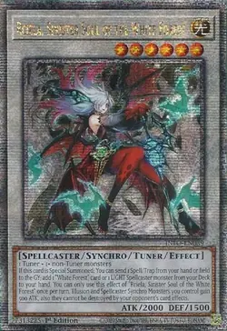 Yugioh! Rciela, Sinister Soul of the White Forest - INFO-EN039 - Quarter Century - Image 1